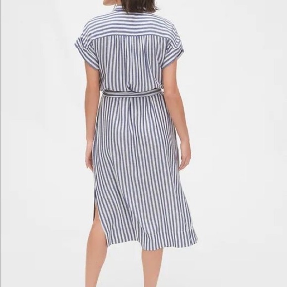 Gap blue & white stripe dress - Picture 2 of 5